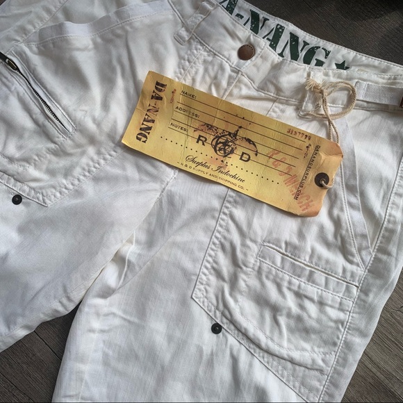 Vintage DaNang silk cotton cargo pants XS - Picture 6 of 9